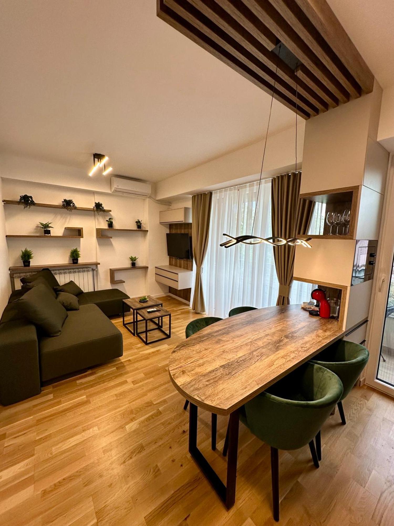 Downtown Riverside Apartments Skopje Eksteriør bilde