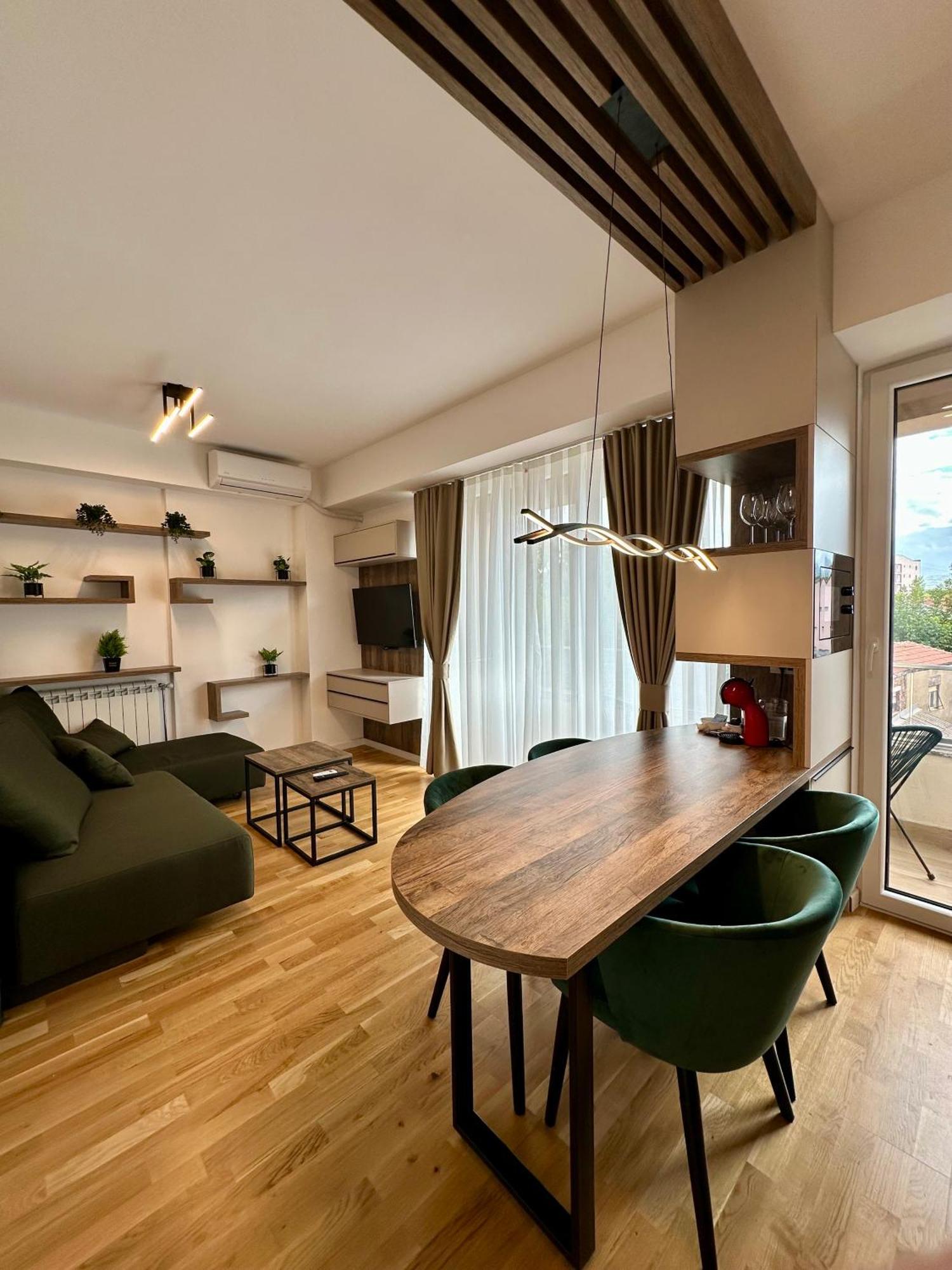 Downtown Riverside Apartments Skopje Eksteriør bilde