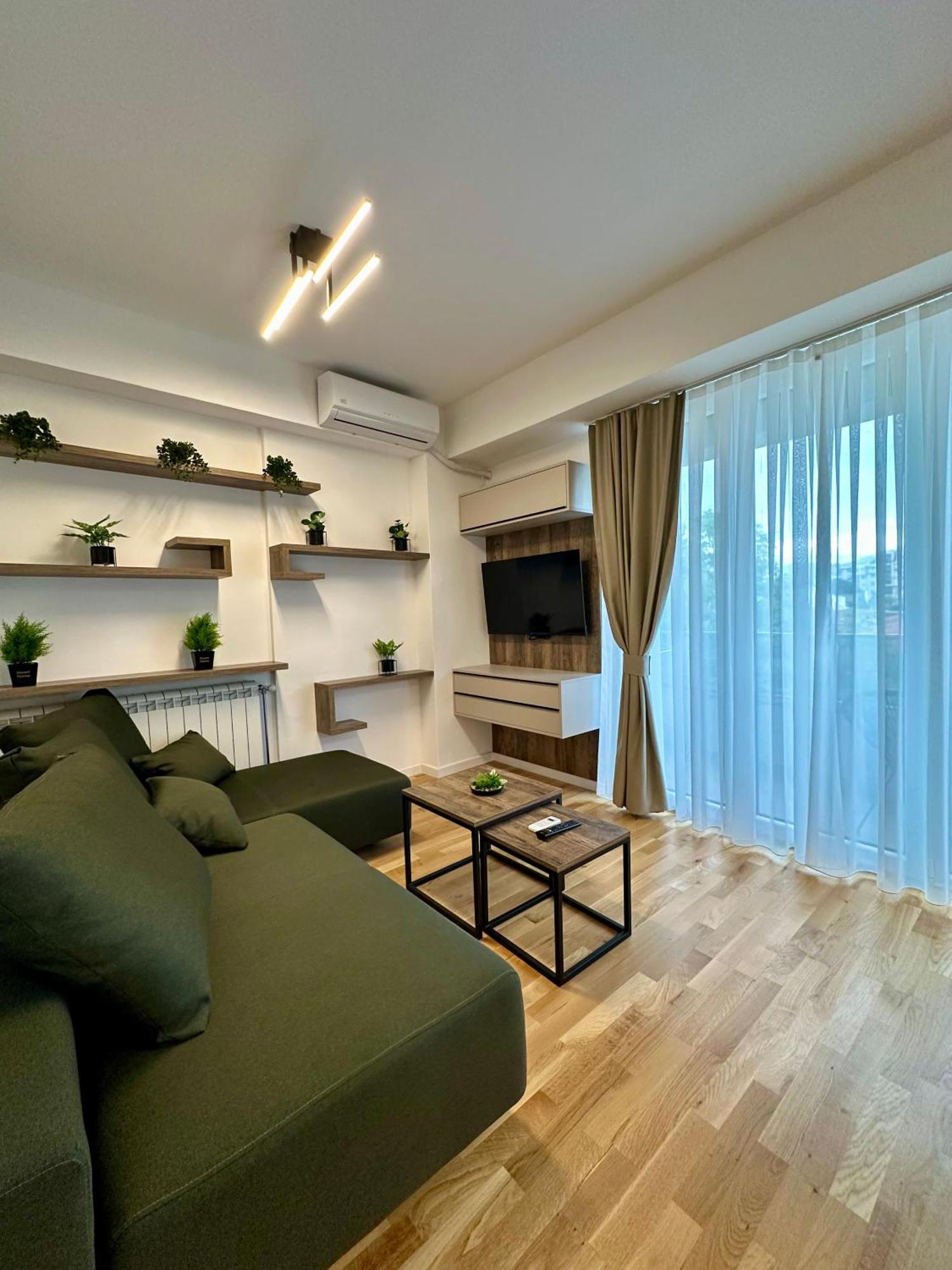 Downtown Riverside Apartments Skopje Eksteriør bilde