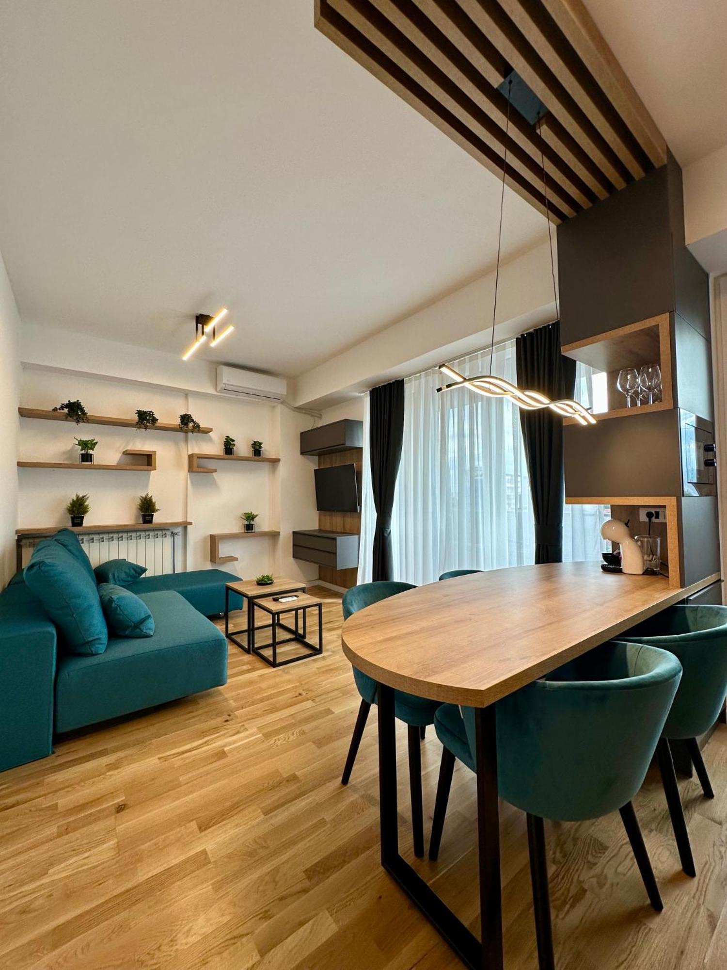 Downtown Riverside Apartments Skopje Eksteriør bilde